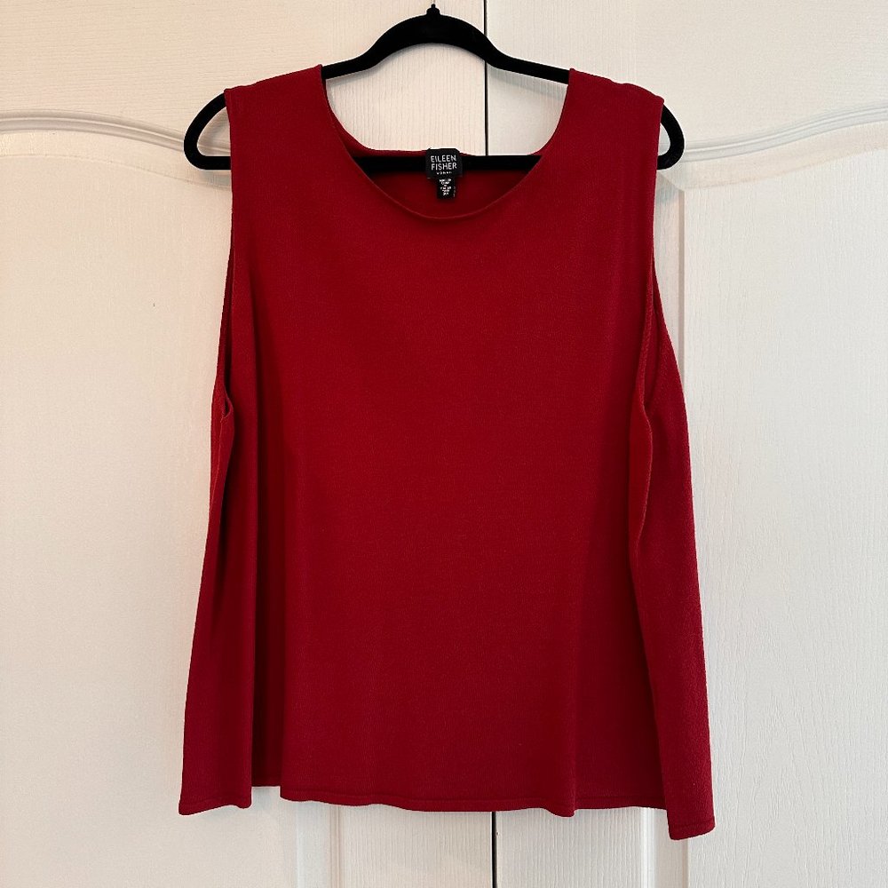 Eileen Fisher Red Tank 3x